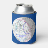 Total Solar Eclipse 2026 Map 缶クーラー (缶正面)