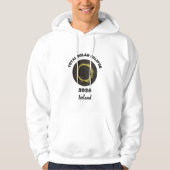 Total Solar Eclipse 2026 Mens Pullover Hoodie パーカ (正面)