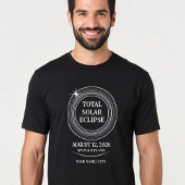 Total Solar Eclipse 2026 Spain Iceland Tシャツ