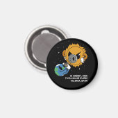 Total Solar Eclipse 2026 Spain Photobomb マグネット (正面/裏面)