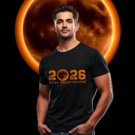 Total Solar Eclipse 2026 Tシャツ