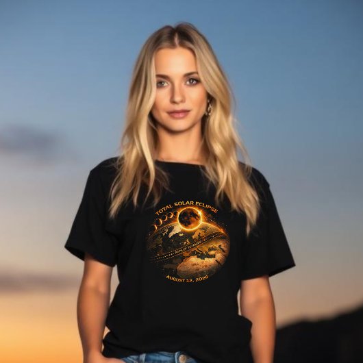 Total Solar Eclipse 2026 Tシャツ