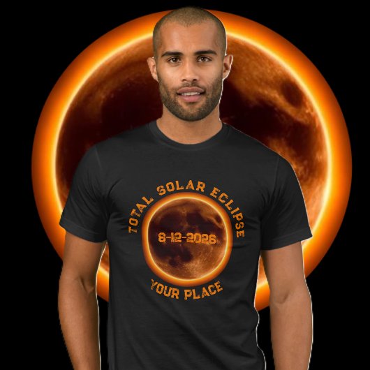 Total Solar Eclipse 2026 Tシャツ