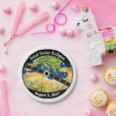 Total Solar Eclipse 2027 Map ペーパープレート (パーティー)