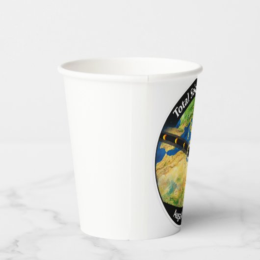 Total Solar Eclipse 2027 Map 紙コップ (右)