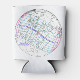 Total Solar Eclipse 2027 Map 缶クーラー