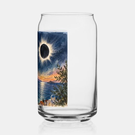 Total Solar Eclipse 2027 Mediterranean  ガラス缶 (右)