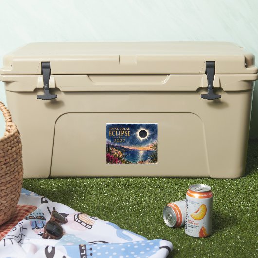 Total Solar Eclipse 2027 Mediterranean  シール (クーラー)