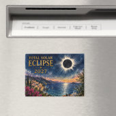 Total Solar Eclipse 2027 Mediterranean  マグネット (インサイチュ (食洗機))