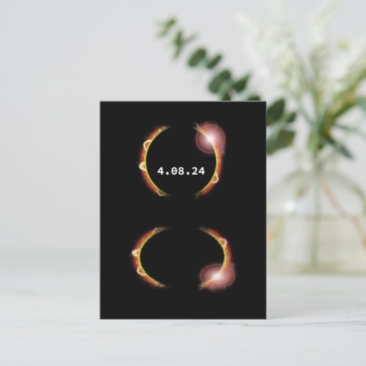 Total Solar Eclipse 8th April 2024 ポストカード (スタンド正面)