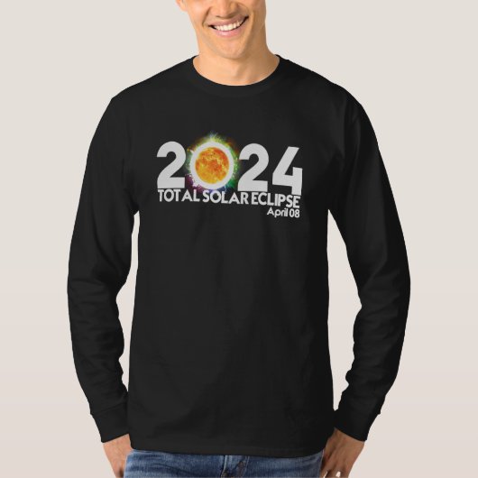 Total Solar Eclipse April 2024 Totality Tシャツ (正面)