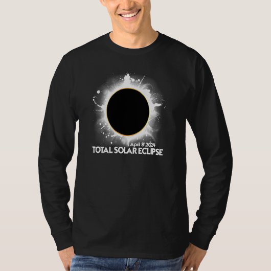 Total Solar Eclipse April 8 2024 Great American To Tシャツ (正面)