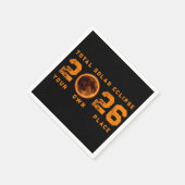 Total Solar Eclipse August 12 2026 スタンダードカクテルナプキン (角)