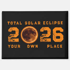 Total Solar Eclipse August 12, 2026 マグネット
