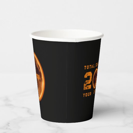 Total Solar Eclipse August 12 2026 紙コップ (右)