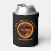 Total Solar Eclipse August 12 2026 缶クーラー (缶正面)