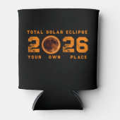 Total Solar Eclipse August 12 2026 缶クーラー (正面)