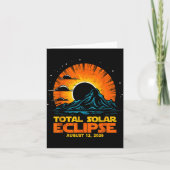 Total Solar Eclipse August 12 2026 Artwork カード (正面)