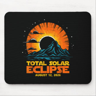 Total Solar Eclipse August 12 2026 Artwork マウスパッド