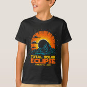 Total Solar Eclipse August 12 2026 Artwork Tシャツ (正面)