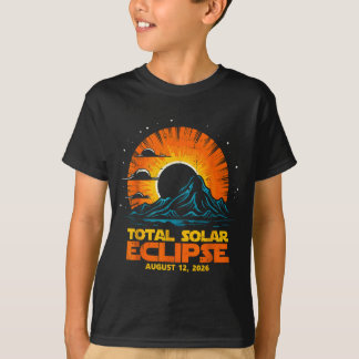 Total Solar Eclipse August 12 2026 Artwork Tシャツ
