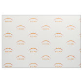 total solar eclipse August 12 2026 orange sun ファブリック (ファットクウォーター)