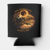 Total Solar Eclipse August 12 2026-Path of Totalit 缶クーラー (正面)