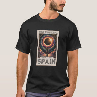 Total Solar Eclipse August 12,2026 Spain Tee Tシャツ