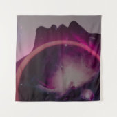 Total solar eclipse August 2026 text personalized タペストリー (正面(横))