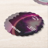 Total solar eclipse August 2026 text personalized ペーパーコースター (アングル)