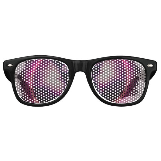 Total solar eclipse August 2026 text personalized レトロサングラス (正面)