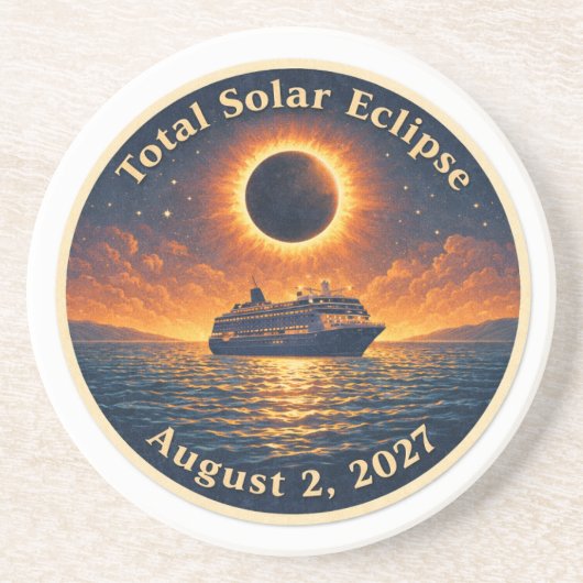 Total Solar Eclipse August 2 2027 cruise ship  コースター (正面)
