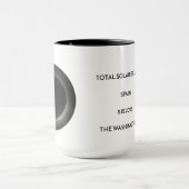 Total Solar Eclipse Name Date Place Mug マグカップ (中央)