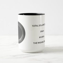 Total Solar Eclipse Name Date Place Mug マグカップ