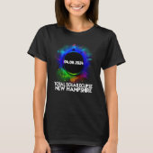 Total Solar Eclipse New Hampshire 2024 Totality Co Tシャツ (正面)