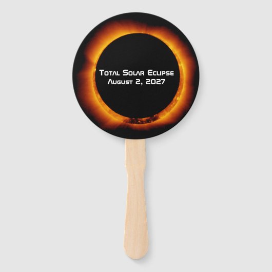 Total Solar Eclipse of the Century 2027 ハンドファン (裏面)