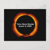 Total Solar Eclipse of the Century 2027 ポストカード (正面)