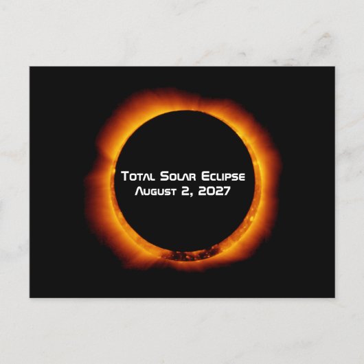 Total Solar Eclipse of the Century 2027 ポストカード (正面)
