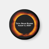 Total Solar Eclipse of the Century 2027 マグネット (正面)