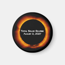 Total Solar Eclipse of the Century 2027 マグネット