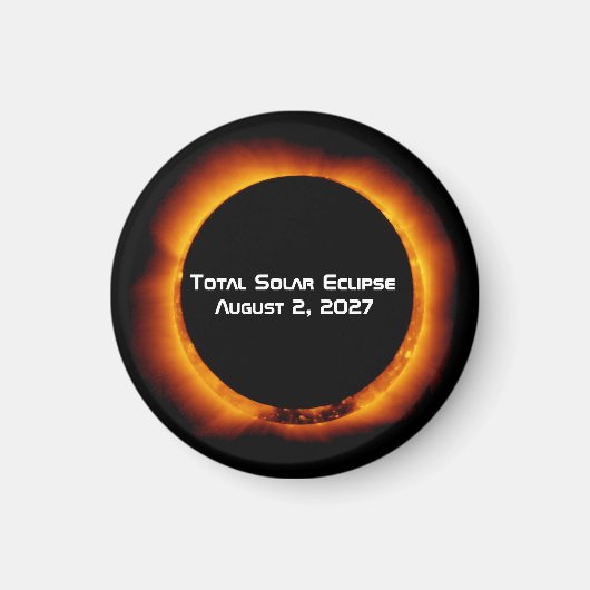 Total Solar Eclipse of the Century 2027 マグネット (正面)
