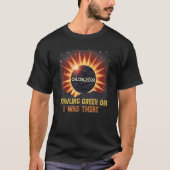 Total Solar Eclipse Retro Bowling Green Ohio OH Tシャツ (正面)