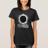 Total Solar Eclipse San Antonio TEXAS April 8 2024 Tシャツ (正面)