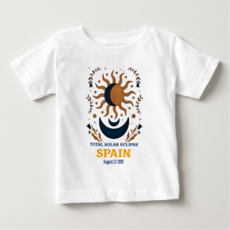 Total Solar Eclipse Spain August 2026 ベビーTシャツ