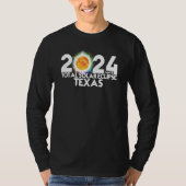 Total Solar Eclipse TEXAS 2024 American Totality Tシャツ (正面)