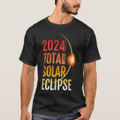 Total Solar Eclipse Totality April 8  2024 11 Tシャツ (正面)
