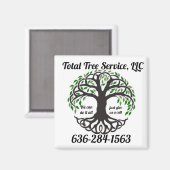 Total Tree Service, LLC マグネット (正面/裏面)