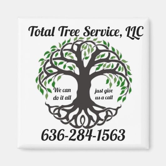 Total Tree Service, LLC マグネット (正面)