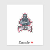 Total Warriors Competitive Gaming Gaming Logo Embl シール (シート)