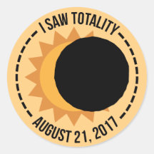 Totality 太陽の Eclipse 2017のステッカーを見た